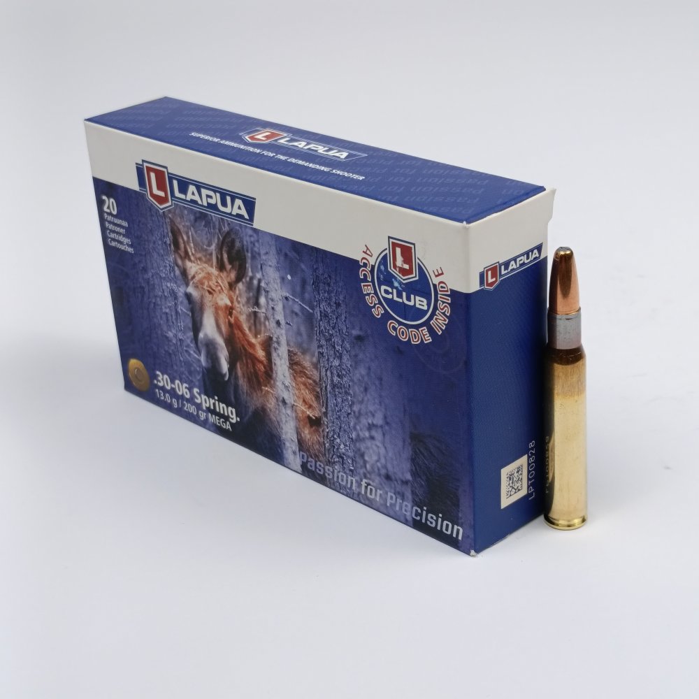 Патроны 30-06 Sprg Lapua Mega 13 гр.( Финляндия)