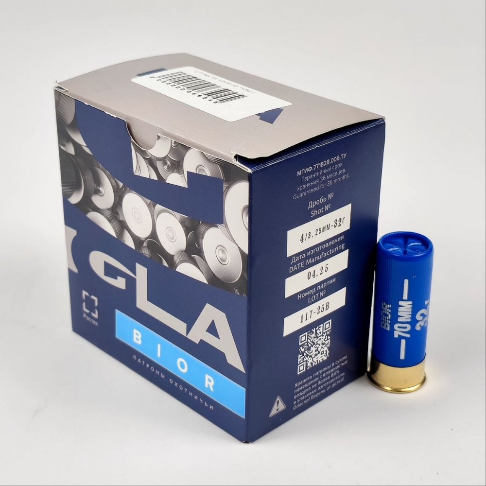 Патроны IGLA BIOR к. 12x70 №4 32 гр.