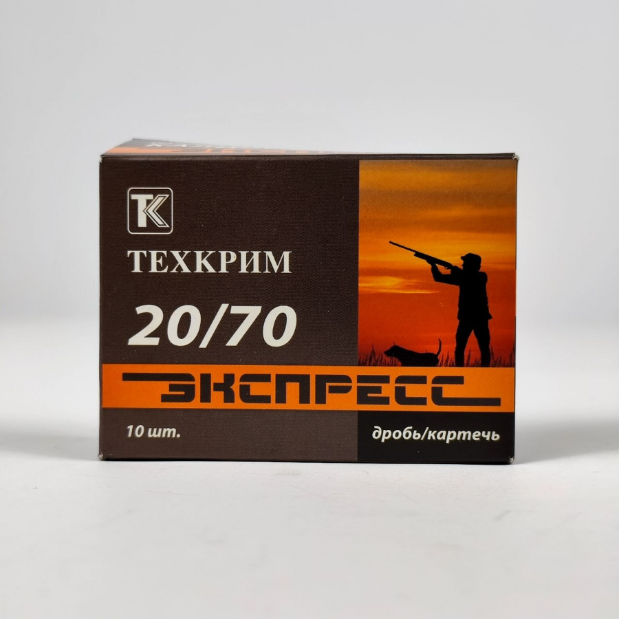 Патроны Техкрим Экспресс, 20Х70, №1, 25 гр
