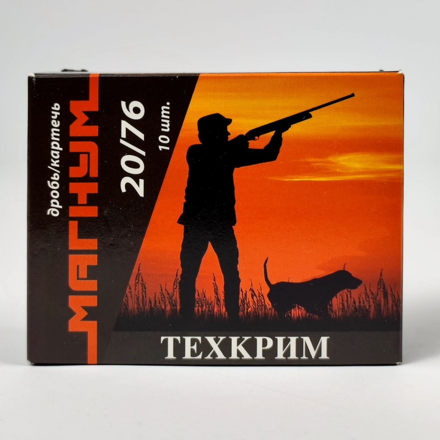 Патроны Техкрим Магнум, 20Х76, 6.5, 27 гр